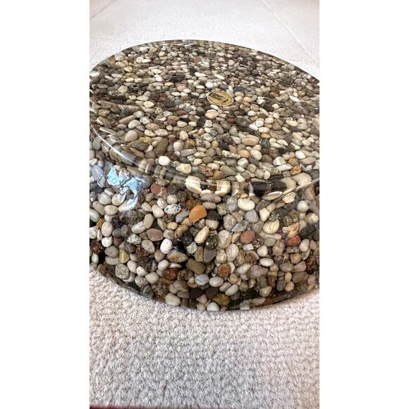 Ricardo Marzi Made in Italy Firenze Riverstone Resin Dish - Picture 9 of 11